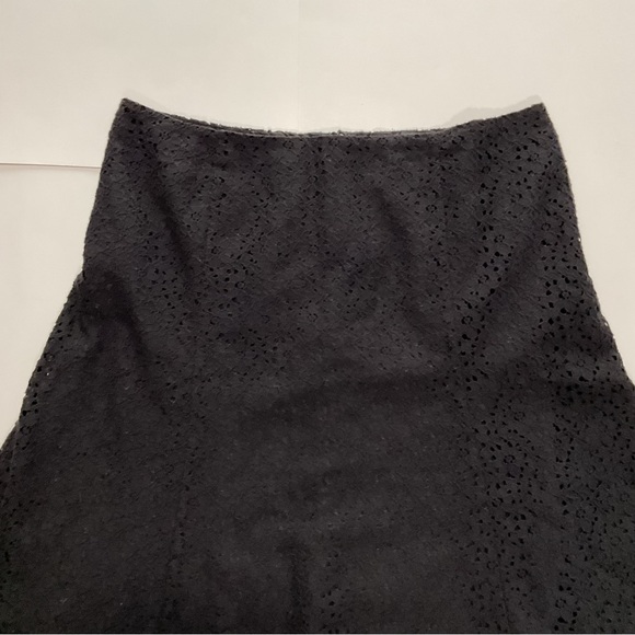 Nicole Miller Midi Short Black Skirt Size 14 - Picture 2 of 11